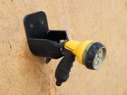 Plastic Hose Nozzle Wall Holder – Garden Spray Mount with Drain Hole