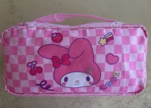 Sanrio My Melody Large Capacity Storage Zipper Travel Bag Shoe Bag With Handle