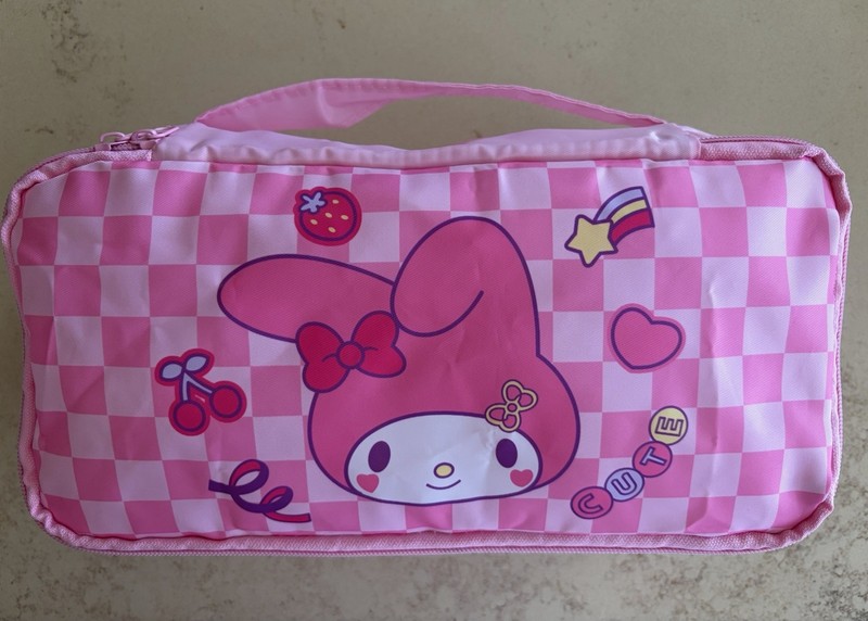 Sanrio My Melody Large Capacity Storage Zipper Travel Bag Shoe Bag With Handle