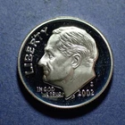 2002-S 90% Silver Proof Roosevelt Dime