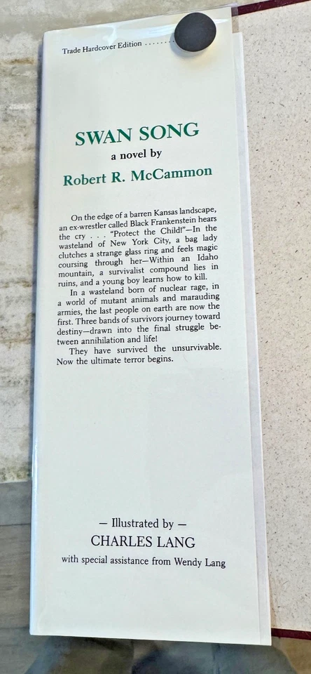 Swan Song Robert R McCammon Dark Harvest First Edition Hardcover ILLUSTRATED - Image 4 of 4