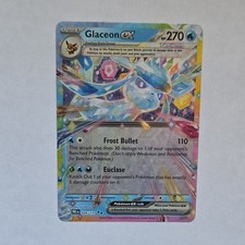 Pokémon Glaceon ex Double Rare Holo 026/131 Sv: Prismatic Evolutions EX 270 HP