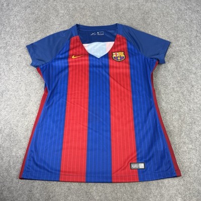 Nike Barcelona FC 2016-2017 Heimtrikot Damen Large Dri-Fit Fußball Trikot Oberteil
