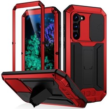 R-JUST Sliding Camera Design Waterproof Dustproof Shockproof Phone Case, For Sam