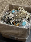 Unsorted Costume Jewelry And Watches box 12 lbs. New Used Vintage Mixed lot.