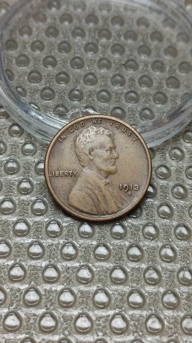 1913 S Lincoln Wheat Cent Penny Original VF                                 D089