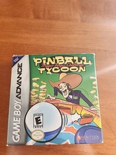 Pinball Tycoon GBA Nintendo Gameboy Advance With Instructions And Box 