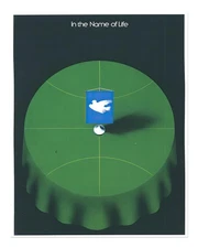 Contemporary Wall Art Poster - Peaceful Dove Design Premium Quality