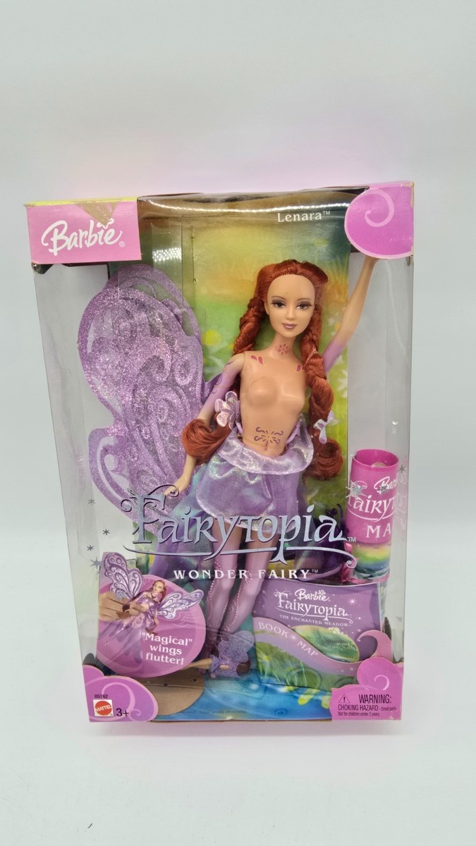 Fairytopia Wonder Fairy Lenara Barbie Doll With Leafspirit 2004
