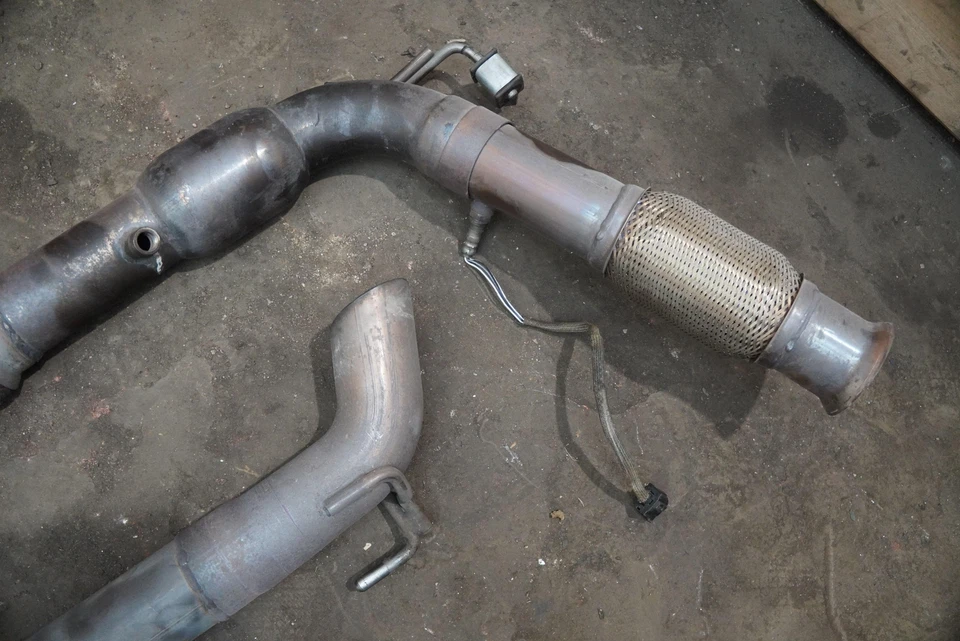 Set 2 Exhaust Muffler Silencer Long Pipe Flexider 221442 Dodge Viper SRT10 2005 - Изображение 3 из 4