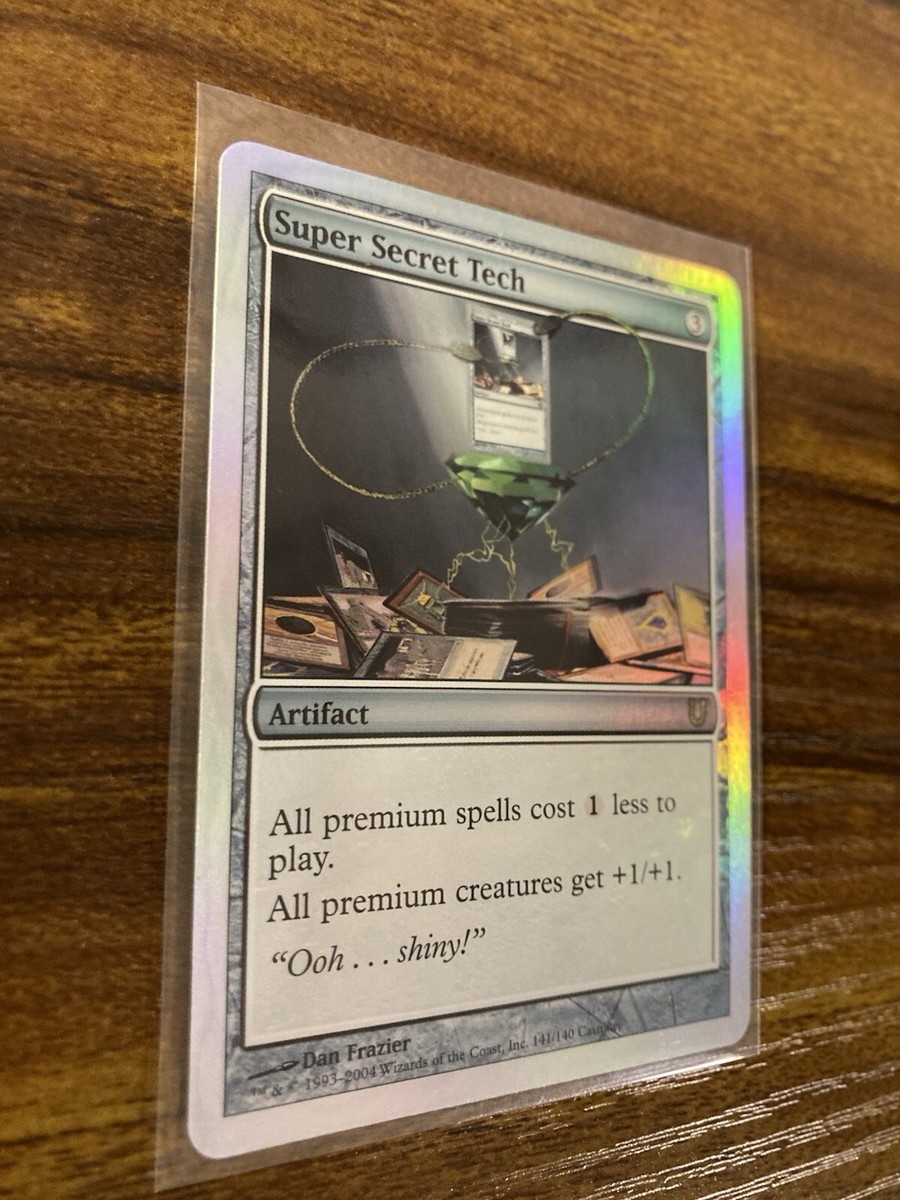 MTG ✨SUPER SECRET TECH FOIL✨Unhinged MINT RARE 2004 Dan Frazier