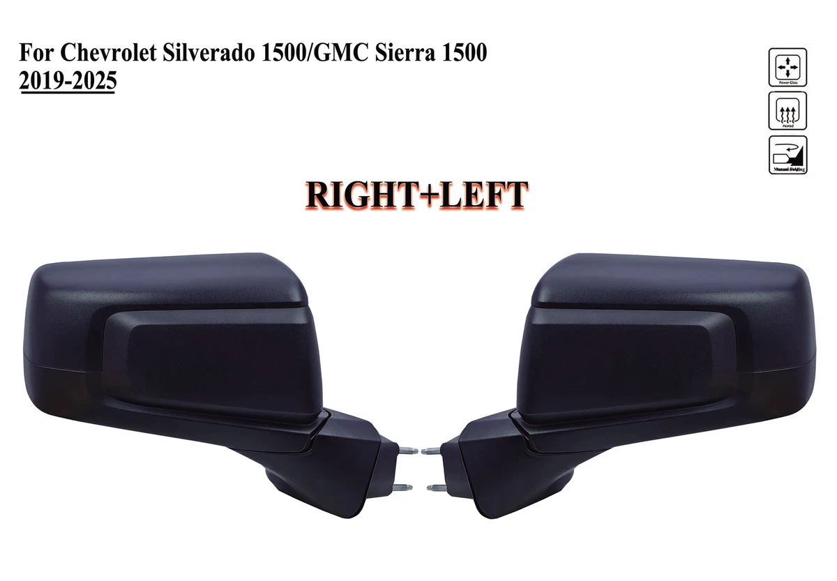 Silverado - Espejo inferior para lado del conductor, compatible con Chevy Silverado 1500, 2500, 3500 HD GMC Sierra 1500, 2500, 3500 HD 2500, 3500 HD convexo calentado lado izquierdo 23444113 con