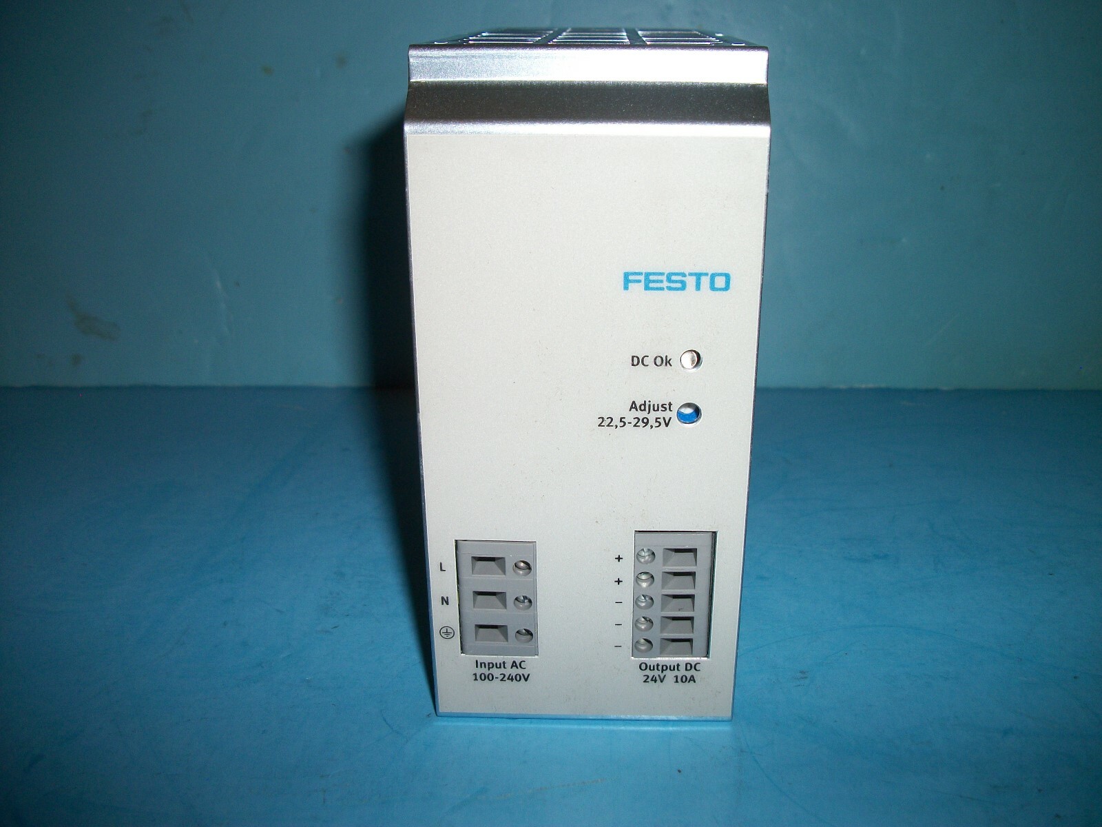 NEW FESTO CACN-3A-1-10 POWER SUPPLY 24VDC 100-240VAC 10A