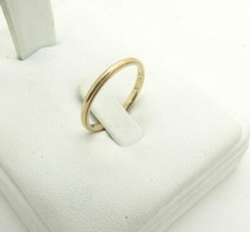 14K Yellow Gold Wedding Ring Band Thin 2 mm wide 1.6 Grams Size 6.50