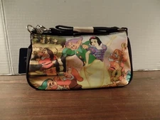 NWT Disney Snow White Baguette Black 8" X 4.5" Kid's Mini Handbag