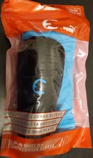 Puma ProCat Proshield Shin Guards Youth MEDIUM Age 8-11 Breathable Black - NEW