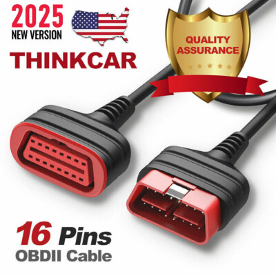 ThinkDiag 16Pin Male to Female OBD2 Diagnostic Extension Adapter Cable Connector