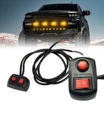 Kit Cablage + Bouton ON/OFF + Commutateur Modes de Flash Clignotant Urgence Е9