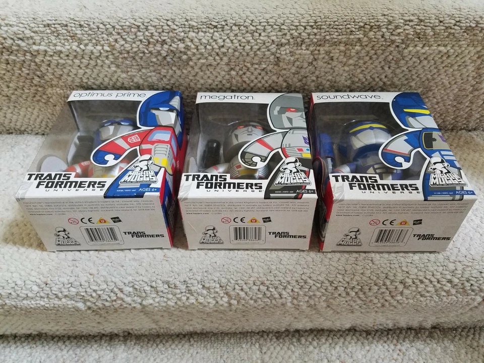HASBRO 2008 MIGHTY MUGGS - TRANSFORMERS MEGATRON, OPTIMUS PRIME & SOUNDWAVE! NEW - Image 3 of 4