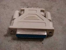 Serial DB25 to DB9 adapter plug vintage
