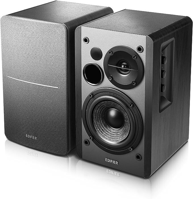 Edifier R1280db Active 2.0 Bluetooth Bookshelf Speaker Set - Black 6923520265701 - Image 4