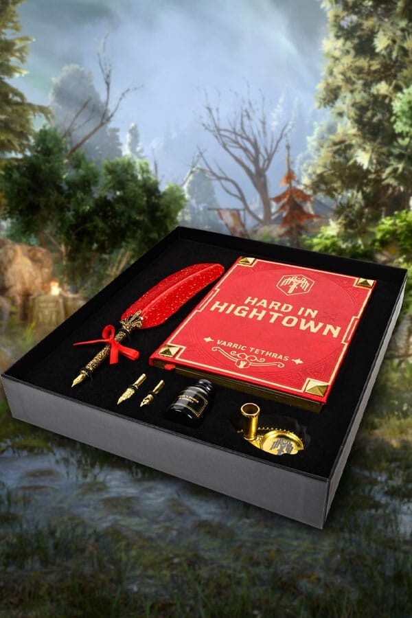 Dragon Age coffret cadeau Varric pour fan de gaming et de belle papeterie
