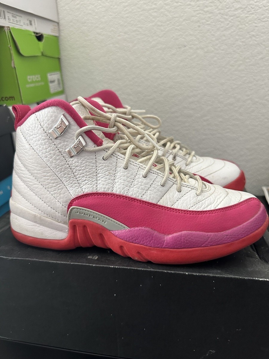 Nike Air Jordan 12 Retro GG White Vivid Pink Metallic Silver Nike Air Jordan 12 Retro GG White Vivid Pink Metallic Silver