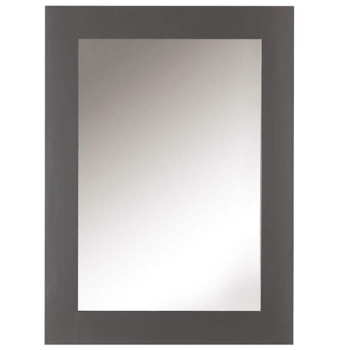 Home Decorators Bathroom Vanity Mirror 30" x 22" Framed Wall Mount Dark Charcoal - Picture 2 of 6