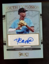 2022 Panini Select Youth Explosion Signatures Holo Prizm /199 Yiddi Cappe Auto