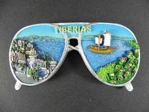 Tiberias Magnet Sonnenbrille Souvenir Israel,neu,Sunglass,New - Bild 1 von 1