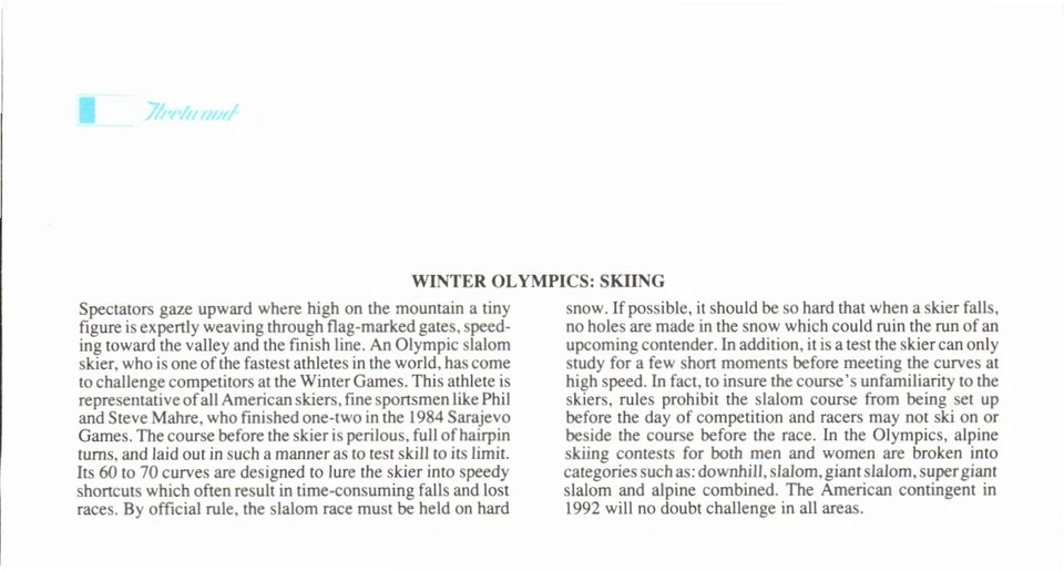 FLEETWOOD - 冬季奥林匹克 JAN 11 1992 盐湖城首日封面 (FDC) BX8 — 第 2/2 张图片