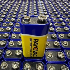 64 Pack Zinc-Carbon 9 Volt Batteries 0% Mercury 9V Heavy Duty 6F22 - HUGE SALE!