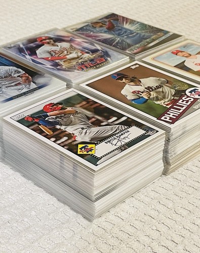 Philadelphia Phillies 425 Card Lot! Rookies, Prospects, Parallels, #’d & More! - Picture 4 of 24