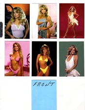 HEATHER THOMAS   CUSTOM  NOVELTY TRADING CARD 6 CARDS   SET