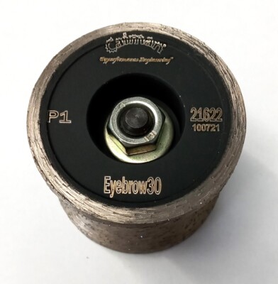 Caiman 21622 30mm Diamond Profiling Router Bit, Sintered Pencil, Eyebrow