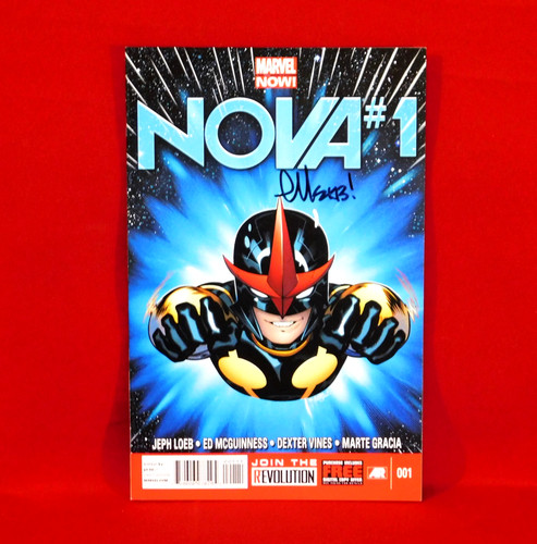 NOVA #1 GAMORA SIGNED BY ARTIST ED MCGUINNESS