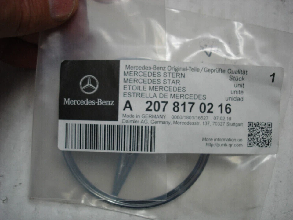 Значок с эмблемой звезды заднего багажника для Mercedes-Benz W207 E350, E400, E550 2010-2017 годов выпуска - Изображение 4 из 4