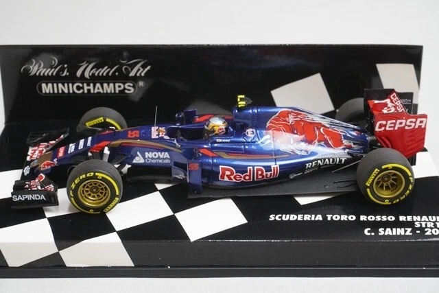 1:43 MINICHAMPS 417150055 Scuderia Toro Rosso Renault STR10 2015 #55 model car - Image 3 of 4
