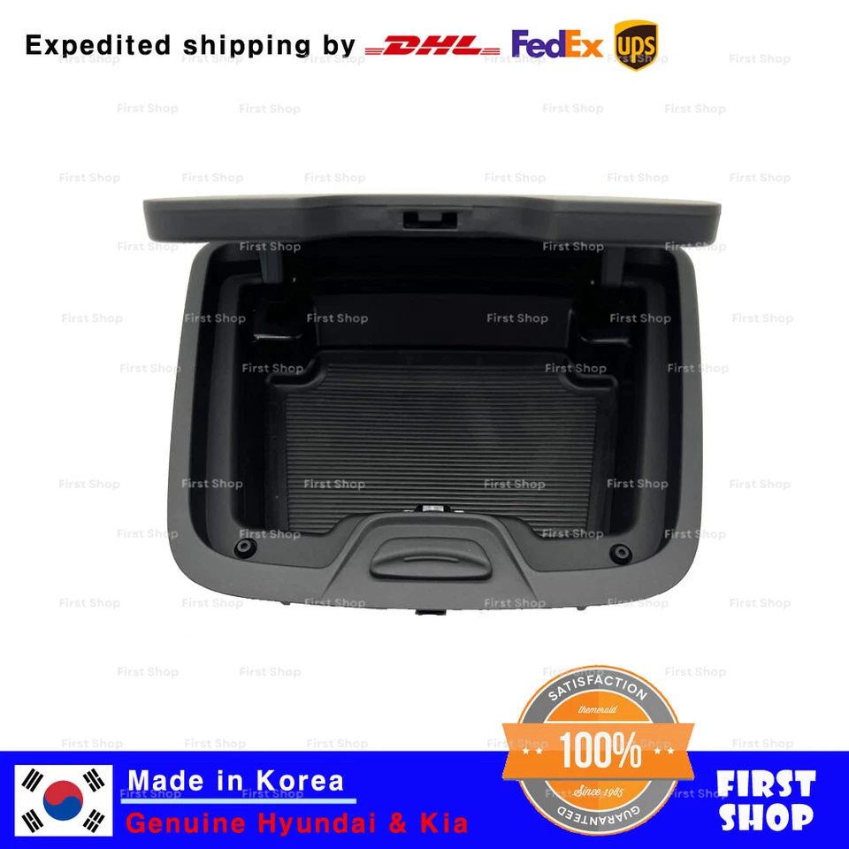 Bandeja de panel facial central original 847452W000RYN para Hyundai Santa Fe 2013-2019 Foto 3 de 4