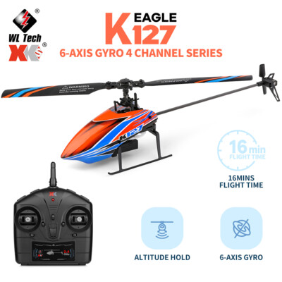 #ad #ad WLtoys K127 2.4G 4CH 6 Aixs Gyro Fixed Height Mini RC Helicopter RTF VS V911S $55.99