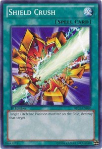 Shield Crush - BP01-EN080 - Common - 1st Edition x3 - Near Mint