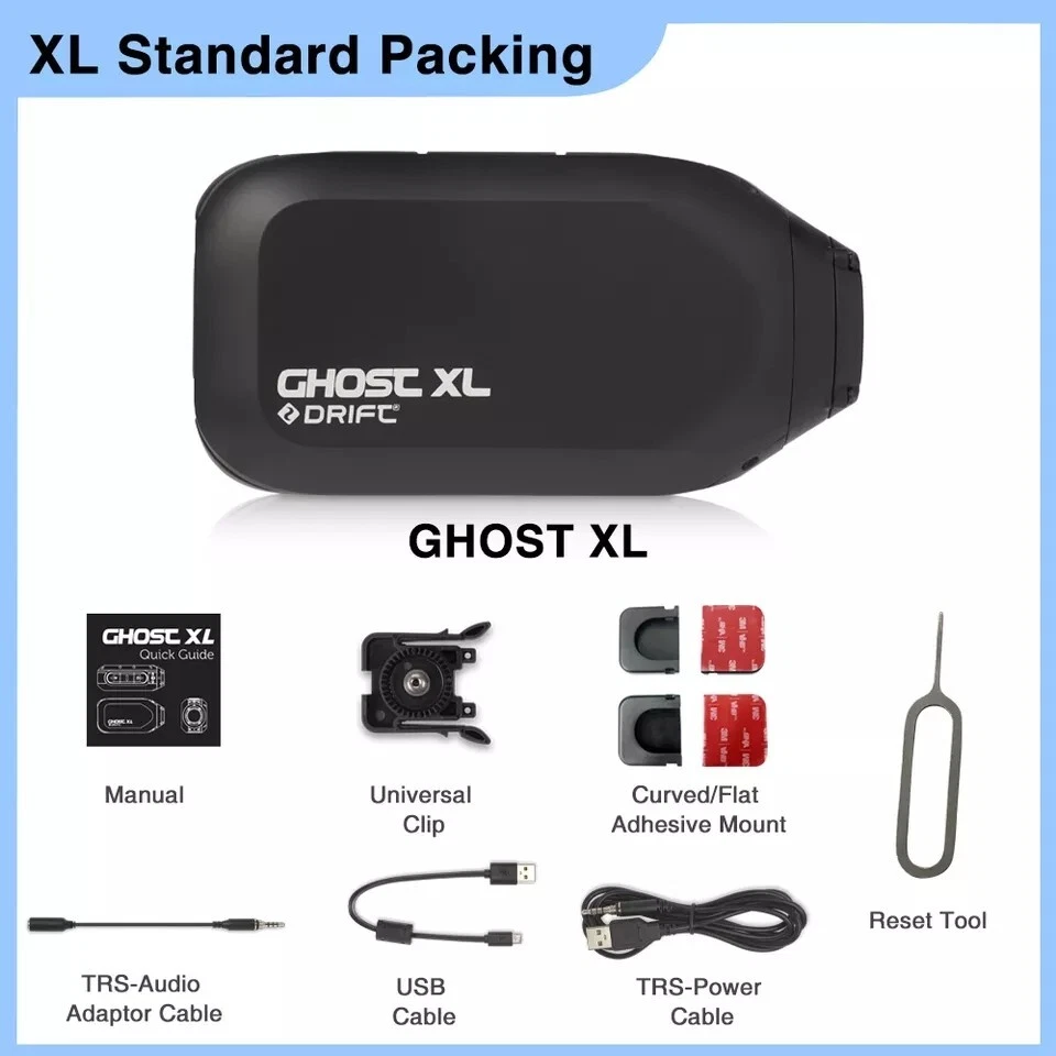 Drift Ghost XL IPX7 водонепроницаемый 1080P WIFI мотоциклетный шлем действие спортивная камера - Изображение 2 из 4