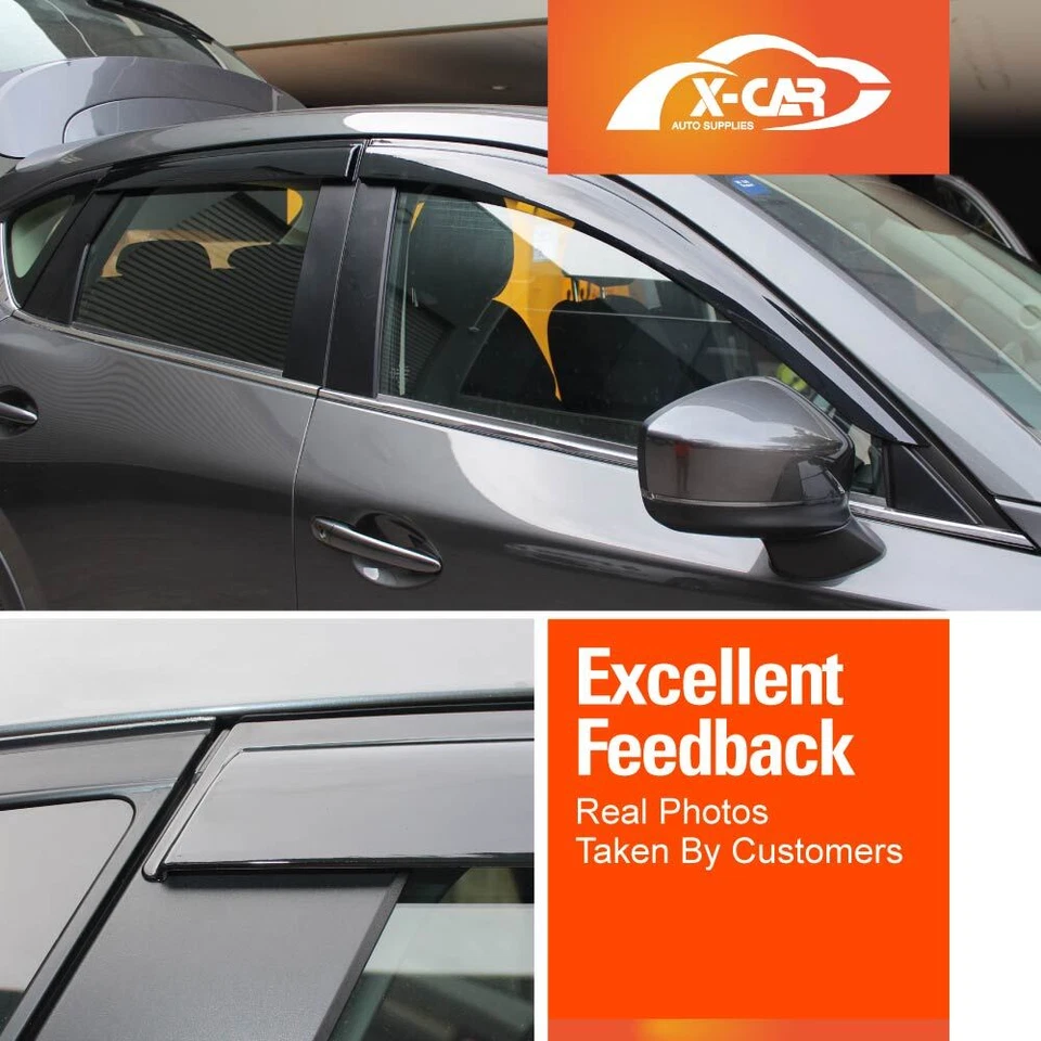 Parasoles de ventana para Mazda CX5 CX-5 KF 2017-2025 4 un. Foto 2 de 4