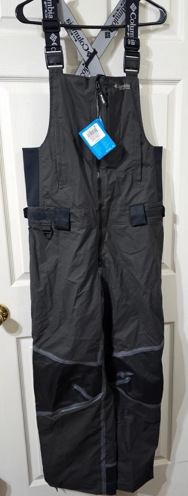 Men's Columbia Pfg Force 12 Outdry extreme Waterproof Fishing-Boating Bib Small