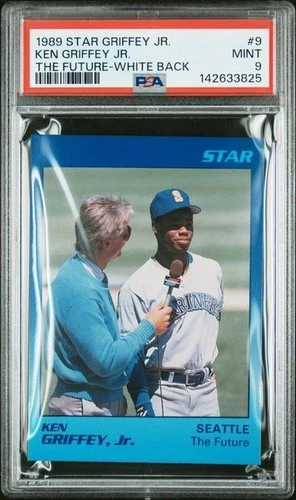 1989 STAR GRIFFEY JR. #9 KEN GRIFFEY JR. THE FUTURE-WHITE BACK  Rookie PSA 9