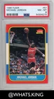 1986 Fleer 57 MICHAEL JORDAN Rookie Card PSA 8 ICONIC RC 🏆🏀