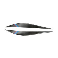For BMW F30 12-16 Carbon Fiber M Sport Eyebrows Eyelids Eye Brow Headlight Cover