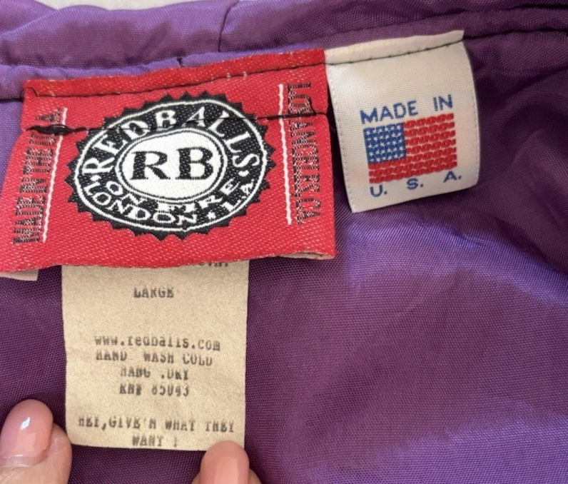 Redballs черный бархат средневековый Ренессанс куртка капюшон фиолетовый атлас с подкладкой Sz L - Изображение 4 из 4