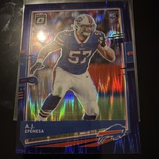 Panini 2020 Donruss Optic Football A.J. Epenesa #112 Buffalo Bills Rookie Prizm