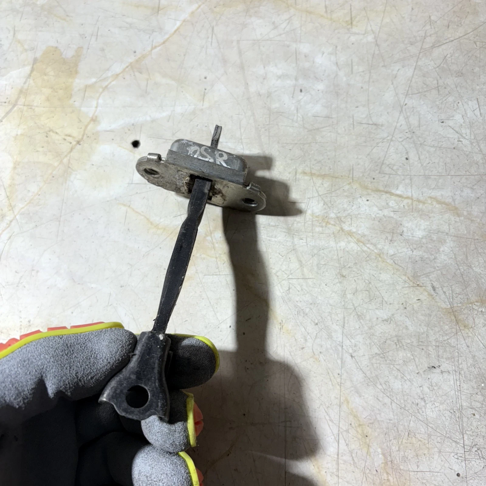 Toyota Yaris five door rear right door limiter check strap actual item